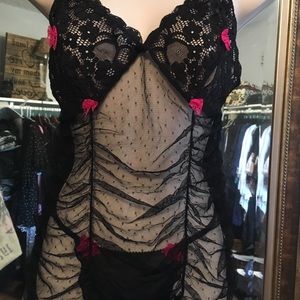 Victoria’s Secret M Babydoll w thong bottom